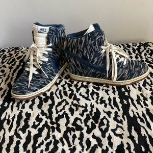 Nike Dunk Sky Hi Ikat Wedge Sneakers Size 9